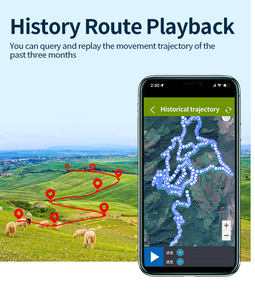 Ahguep הסיטונאי רב עוצמה סולארית מעקב אחר מכשיר הגנה נגד גניבה 4 גרם בקר פרות פרות מצב gsm - Product Image 4