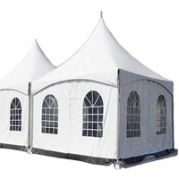 Tente d'auvent Tente extérieure de pagode de chapiteau de 3x3 5x5 pour la réception de mariage