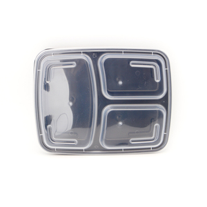 Conteneur de préparation de repas jetable rond en PP de 1000 ml, résistant à la chaleur 130° ℃   Conteneur hermétique pour <span class=keywords><strong>livraison</strong></span> de plats chauds, compatible micro-ondes - Product Image 6