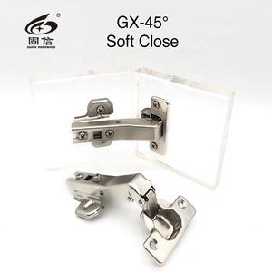 Charnière d'angle spéciale à fermeture douce pour meubles, charnière d'angle de cuisine à 45 degrés - Product Image 6