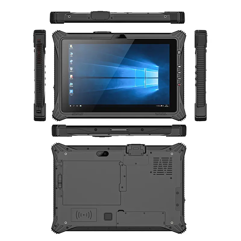 En ucuz doğrudan fabrika 10 inç Intel i5/ i7 Windows11 sağlamlaştırılmış tabletler 1920*1200 FHD 700 nits tamamen sağlam Tablet PC NFC ile