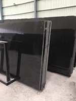 Bandes de granit noir Shanxi polies en gros à prix d'usine pour la décoration de luxe