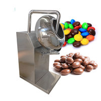 Machine automatique de revêtement de cacahuètes au chocolat en acier inoxydable de petite taille pour usage commercial