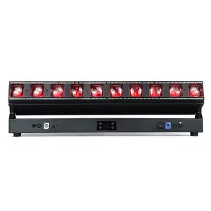LEDビーム10x60W RGBW4in1ウォッシュズームムービングヘッドライトDJディスコパーティークラブ用10バーストロボDMX512/RDMコントロール