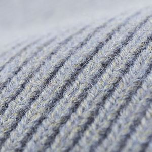 Invierno negro sin borde de punto circunferencia de la cabeza grande gorro de moda gorro de lana grueso cálido mujeres - Product Image 4