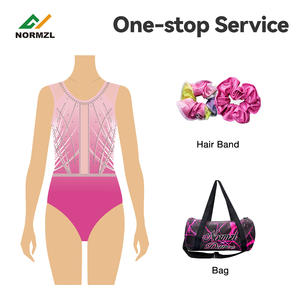 Accessori One-stop borsa fascia per capelli rosa brillante body da ginnastica e ginnastica da donna - Product Image 5