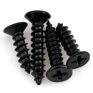 Vis autotaraudeuses à tête fraisée Li Rui, acier au carbone zingué noir, tête Phillips, qualité A, GBT 846, pour l'industrie de la construction - Product Image 3