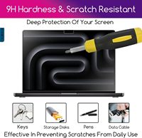 Protecteur d'écran d'ordinateur portable en verre trempé anti-éblouissement dureté 9H pour MacBook Pro 14 pouces M4 M3 série M2 série M1