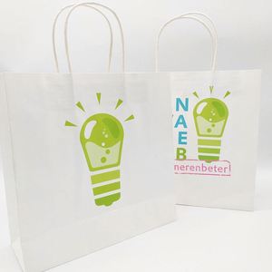 Sac en papier kraft recyclable, sac d'emballage pour vêtements, sac en papier pour parfum - Product Image 3