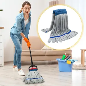 Hot Selling Microfiber Mop Head With Thick Fiber Eco Friendly For Floor Kitchen Industrial Hospital Bathroom Cleaning