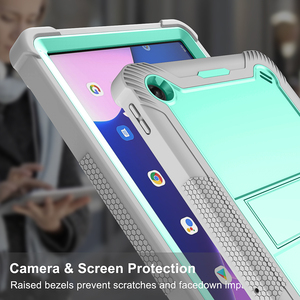 Housse de protection robuste et résistante aux chocs pour Motorola Moto Tab G62 10,6 pouces, coque de tablette anti-chute avec béquille intégrée Funda - Product Image 4