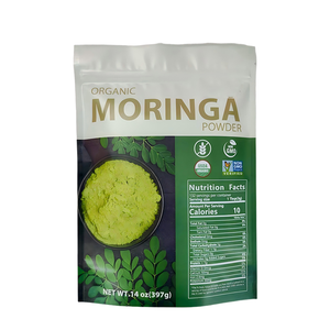 Tùy chỉnh nhãn hiệu riêng 397 gam/túi tinh khiết Moringa lá bột Moringa oleifera bột Moringa bột - Product Image 1
