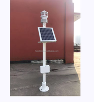 Solution de surveillance environnementale pour centrale solaire WIFI 4G GPRS LORA LORAWAN RS485 Modbus Système de station météo compacte 8 en 1