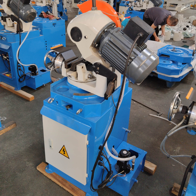 Automatic Stainless Steel Metal Cutting Machine Steel Pipe 425 Semi Pipe 45-90 Degree Angle Cutting Machine Pipe Cutting Machine