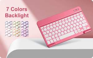 Teclado Inalámbrico Portátil Delgado para iPad y Samsung, con Bluetooth, 78 Teclas, Diseño <span class=keywords><strong>de</strong></span> Tijera, Nuevo para Mac, Laptop, iPad, iPhone - Product Image 6