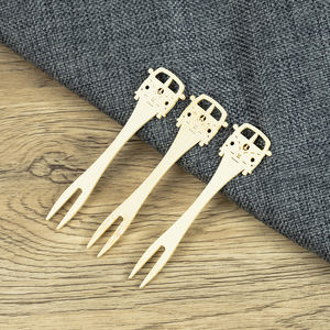 Mini Brochetas Desechables de Bambú para Frutas <span class=keywords><strong>con</strong></span> Lindos Diseños de Animales, Opción de Logotipo Personalizado, para Uso en Barbacoas al Aire Libre - Product Image 3