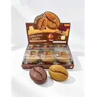 Jouet Squishy en forme de grains de café, jouet sensoriel sonore et croquant, jouet sensoriel alimentaire réaliste, anti-stress pour les mains