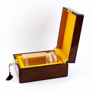 Boîte cadeau en <span class=keywords><strong>bois</strong></span> noir laqué pour parfum Oud, boîte en <span class=keywords><strong>bois</strong></span> laqué de qualité supérieure pour l'emballage de flacons de parfum arabes - Product Image 3