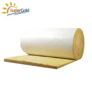 Rouleau <span class=keywords><strong>de</strong></span> <span class=keywords><strong>laine</strong></span> <span class=keywords><strong>de</strong></span> <span class=keywords><strong>verre</strong></span> SuperGold R19 avec barrière anti-<span class=keywords><strong>vapeur</strong></span>, matériaux d'isolation thermique, couverture en <span class=keywords><strong>laine</strong></span> <span class=keywords><strong>de</strong></span> <span class=keywords><strong>verre</strong></span> pour toiture - Product Image 1