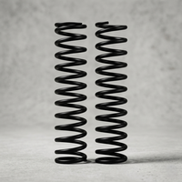 Ressort de compression en acier noir oxydé personnalisé pour équipement industriel, bobine de fil d'acier robuste OEM