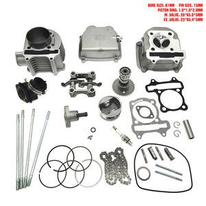 Kit cylindre et culasse <span class=keywords><strong>GY6</strong></span> 125 150 155 170 175 180 pour moteur 4 temps de scooter chinois ZNEN TAOTAO KEEWAY <span class=keywords><strong>BAOTIAN</strong></span> JMSTAR - Product Image 4