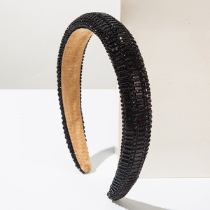 Stile coreano elegante nuovo stile alla moda fascia alta con teschio pieno diamante accessorio <span class=keywords><strong>per</strong></span> <span class=keywords><strong>capelli</strong></span> Versatile semplice <span class=keywords><strong>spugna</strong></span> Top - Product Image 6
