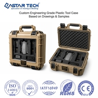 Carcasa Protectora de Plástico Negra IP67, Servicio de Moldeo por Inyección Personalizado, Fabricación de Herramientas de Moldeo, OEM