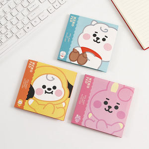 Bloc-notes de dessin animé Ins, carnet portable mignon, mini bloc-notes décoratif, notes autocollantes esthétiques, papeterie pour étudiants - Product Image 1