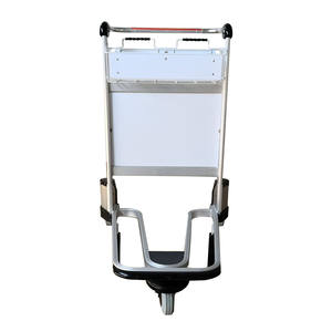 Station de Train transparentes en aluminium, chariot pour bagages, chariot avec frein, hôtel, hôtel - Product Image 4