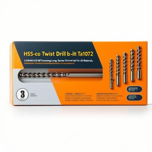 Hss-Co Twist <b>Drill</b> <b>Bit</b> Ta1072 Bright Self Centering <b>Long</b> Series Universal For All Materials - Product Image 2