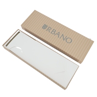 Boîte d'emballage rigide personnalisée avec couvercle et base, en carton texturé avec logo, pour produits haut de gamme, vente au détail et emballage de marque