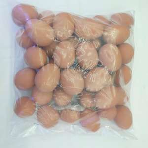 Juguete de bola de huevo que rebota de cara emocional 60 gramos simulación de goma juguete de estilo deportivo interesante para mascotas - Product Image 3