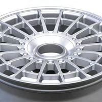 Rines de Aleación Plateados de Múltiples Radios Estilo Malla, 17-20 Pulgadas, 5x100/112/114.3 PCD, Rines Personalizados para VW Golf, BMW E30, Toyota AE86 Classic