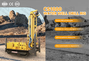 Xl Boor Diesel 1000 M Diepte Rupsband Pneumatische Roterende Boorput Waterput Boorinstallatie Pomp Kern Hoge Efficiëntie <span class=keywords><strong>Machine</strong></span> - Product Image 6