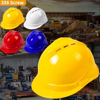 Construction super sécurité équipement de protection de sécurité minière personnelle casque de sécurité jaune extérieur