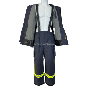 Combinaison de <span class=keywords><strong>Pompier</strong></span> Nomex IIIA EN469 Casque Bottes ARI Vêtements Ignifuges Équipement de Lutte Contre les Incendies Uniforme de <span class=keywords><strong>Pompier</strong></span> - Product Image 5