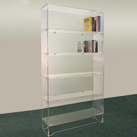 Estantería de escritorio de acrílico transparente, barata