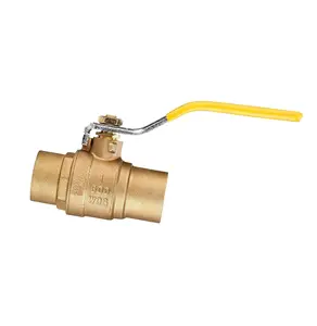 Conector de 1/2 "-2", conector swt cxc 150 psi wsp de latão sem chumbo válvula de solda de suor fêmea