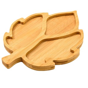 Plateau de service en bois massif couleur naturelle pour desserts, fruits, présentation, usage domestique et cuisine - Product Image 5