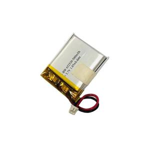 하이 퀄리티 충전식 652530 <span class=keywords><strong>3.7V</strong></span> 500mAh 리튬 폴리머 배터리 (PCB 및 커넥터 재고 포함) - Product Image 4