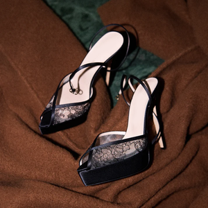 Novedades 2026, Zapatos de Baile con Punta en Pico, Tira en el Tobillo, <span class=keywords><strong>Medias</strong></span> Sexys, <span class=keywords><strong>Sandalias</strong></span> de Plataforma para Mujer - Product Image 5