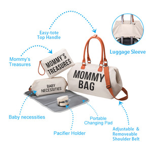 Organizador de Pañales de Tela de Gran Capacidad OEM, Bolsa de Pañales para Mamá - Product Image 3