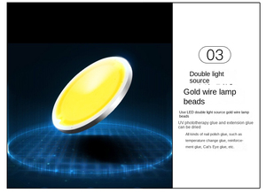Lámpara Profesional de Uñas BLUEQUE H4 Plus, Secador de Uñas de Doble Mano, 72W, 36 LEDs, Máquina de Fototerapia UV, Enchufe Universal - Product Image 6