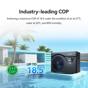 Newntide เครื่องควบคุมแอป LCD R32ประสิทธิภาพสูง, เครื่องแปลงแอปปลาโลมาอินเวอร์เตอร์แอร์สระว่ายน้ำปั๊มความร้อนสำหรับใช้ในบ้าน - Product Image 3