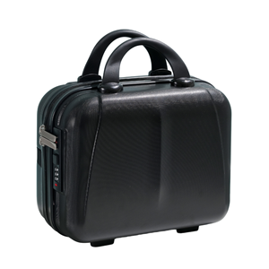 14-Inch ABS Fashionable Small Case Zipper <b>Soft</b> Handle Hand-Held Luggage Cosmetic Storage Travel Case Lightweight Cartoon - Product Image 1
