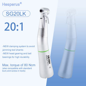 Deasin S201XLPro/SG20LK Pieza de mano dental para implantes con fibra óptica 20:1, contra-ángulo con anillos verdes, instrumentos quirúrgicos - Product Image 2