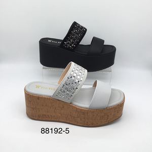 Sandales compensées en liège pour femme – Idéales pour l'été et la plage - Product Image 5