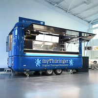 Aangepaste Concessie Food Truck Kleine Hotdog Coffeeshop Kar Mobiele Catering Fastfood Trailer Met Kookgerei Te Koop