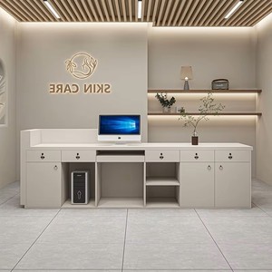 Mostrador de Recepción Minimalista Moderno para Salón de Belleza, Tienda de Ropa, Bar, <span class=keywords><strong>Consultorio</strong></span> Dental, Estudio de Danza - Product Image 2