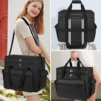 Sac de transport pour machine à coudre avec fond rigide amovible, étui pour machine à coudre, sac de rangement pour accessoires